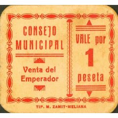 1 Peseta Venta del Emperador