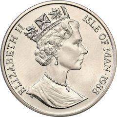 1 Noble - Elizabeth II Longboat, Maklouf uncouped head