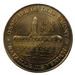 Monnaie de Paris Tourist Token - Ossuaire de Douaumont Bataille de Verdun - 1916-2011