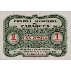 1 Peseta Cadaqués