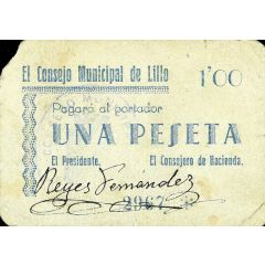 1 Peseta Lillo