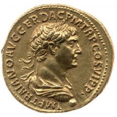 Aureus - Trajan CONSERVATORI PATRIS PATRIAE, Jupiter