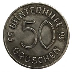 50 Groschen Winterhilfe Hitler bewegung