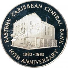 10 Dollars - Elizabeth II Central Bank