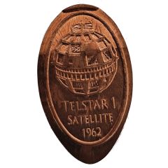 Elongated Coin - Telstar 1 Satellite 1962