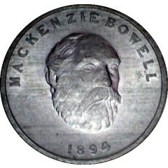 Shell Oil Token - Prime Ministers of Canada 1894 - Mackenzie Bowell