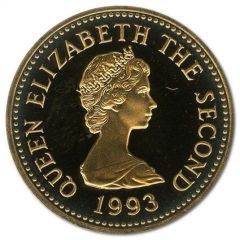 1 Pound - Elizabeth II Barque, Gemini, Gold Proof