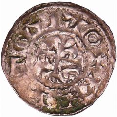 Denier - Lothair II Bordeaux mint