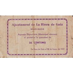 25 Céntimos La Riera de Gaià