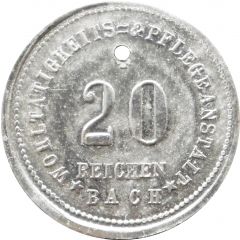 20 Pfennig - Reichenbach Wohltätigkeits and Pflegeanstalt