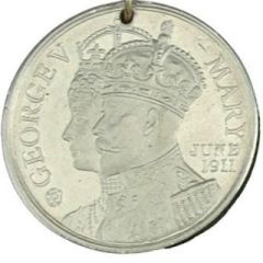 Medal - George V Coronation, Maidenhead, aluminium