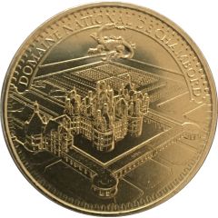 Monnaie de Paris Tourist Token - Domaine National de Chambord Vue aérienne