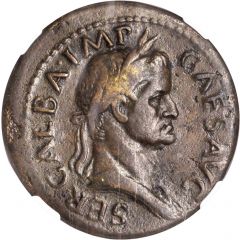Sestertius - Galba S C, Victory