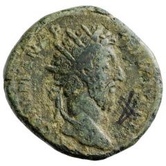 Dupondius - Commodus FORT RED P M TR P XI IMP VII COS V P P S C, Fortuna