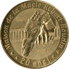 Monnaie de Paris Tourist Token - Blois Maison de la Magie Robert-Houdin - 20 ans !