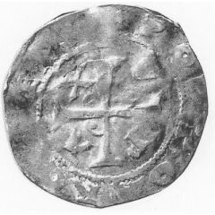 Denier - Poppon de Babenberg avec empereur Conrad II