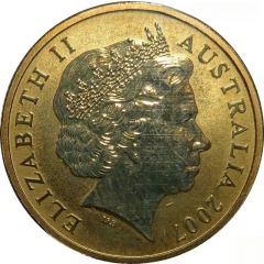 1 Dollar - Elizabeth II 4th Portrait - Ocean Series - White Shark