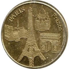 France Médaille de collection Paris monuments