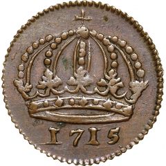 1 Daler Silvermynt - Charles XII The Crown