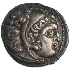 Drachm In the name of Alexander III; Kolophon