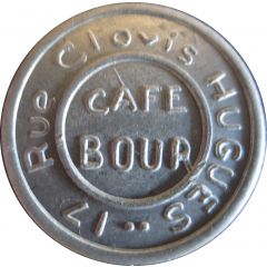 25 Centimes - café BOUR