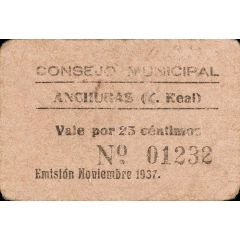 25 Céntimos Anchuras