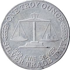1 Ounce - Silver Trade Unit Standing Eagle