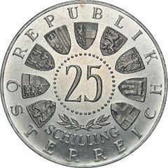 25 Schilling Anton Bruckner