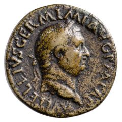 Sestertius - Vitellius VICTORIA AVGVSTI S C, Victory