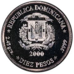 10 Pesos Iglesia Santa Barbara