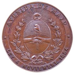 Medal - Release of Avenida de Mayo to public service