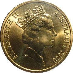5 Dollars - Elizabeth II 3rd Portrait - Weightlifting