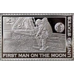 1 Ounce - 10 Cents First Man on the Moon