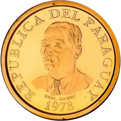 10 Guaraníes Gold FAO