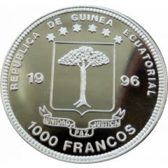1000 Francos CFA Carlos el Grande Carlomagno
