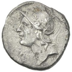 Denarius IMP CAES TRAIAN AVG GER DAC P P REST Q THERM M F, Roma