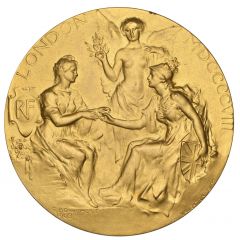 Award - Edward VII Franco-British Exhibition, gilt