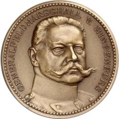 Medal - Field Marshal von Hindenburg and the victorious defending of Eastern Prussia