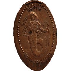 Elongated Coin - Sea Life Scarborough Mermaid