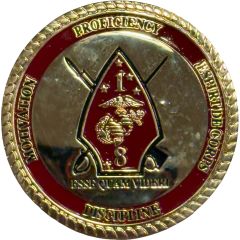 Challenge Coin - 1st Battalion 8th Marines OEF
