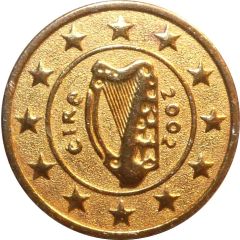 Medal - Euro 1999-2002 Ireland Specimen