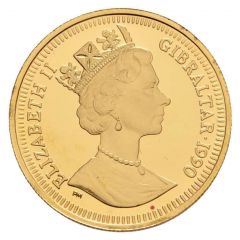 1/5 Crown - Elizabeth II World Cup - Goalkeeper, Gold Proof