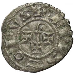 Obol anonymous with crozier three pellets