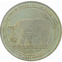 Jeton touristique - Fonderie Saint Luc - Parc de Cerza Rhinocéros