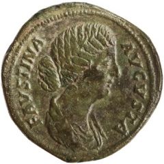 Sestertius - Faustina the Younger CERES S C, Ceres