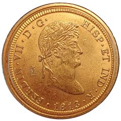 8 Escudos - Ferdinand VII replica