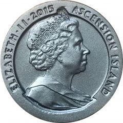 1 Crown - Elizabeth II 175th Anniversary Tu’penny Blue