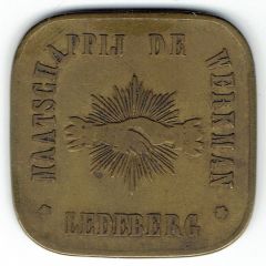 Bread token - Brood Penning De Werkman - Ledeberg 1