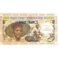 10 Nouveaux Francs / 1000 Francs