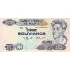 10 Bolivianos Rojas, Series D-E